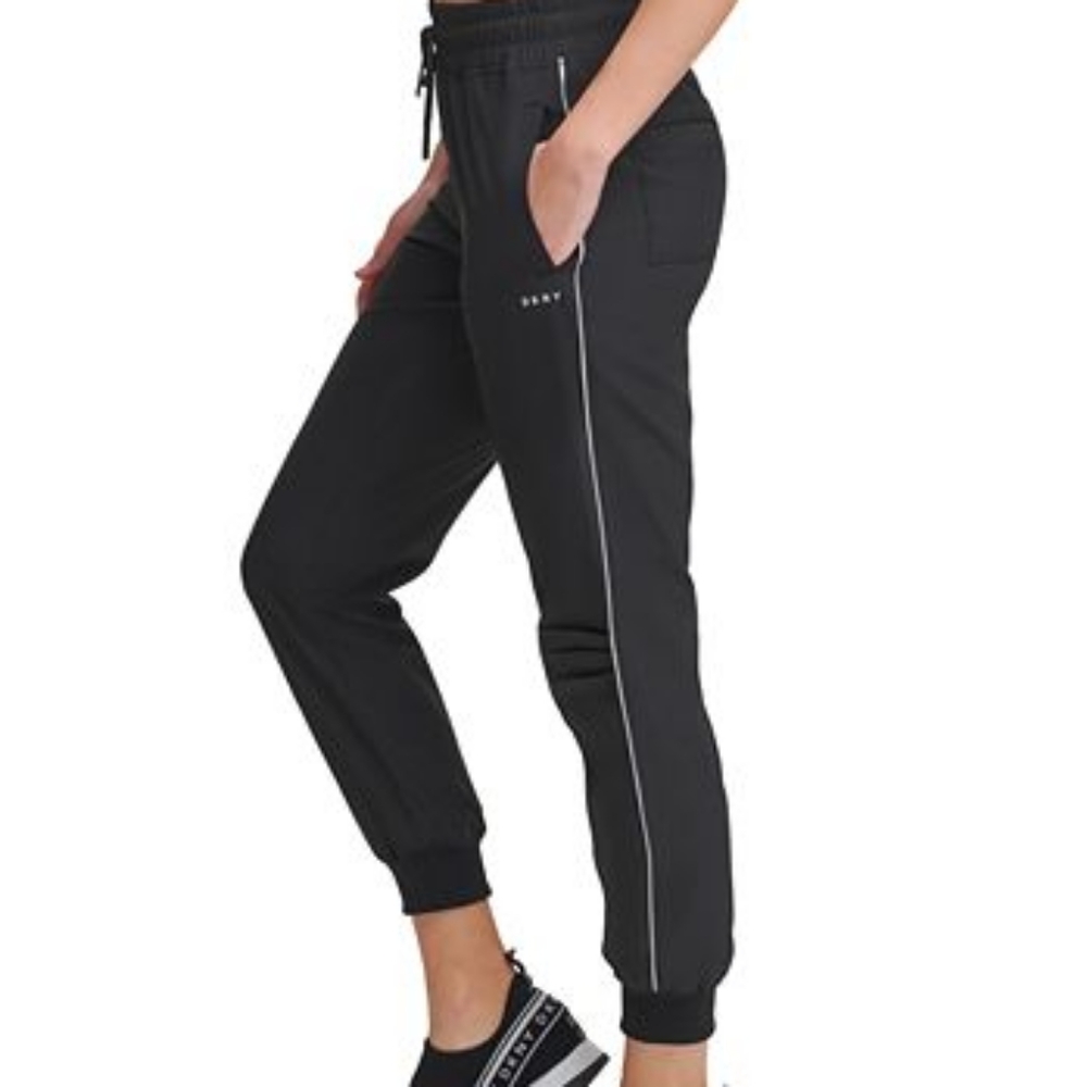 DKNY Joggers With Reflective Stripe, Size M.